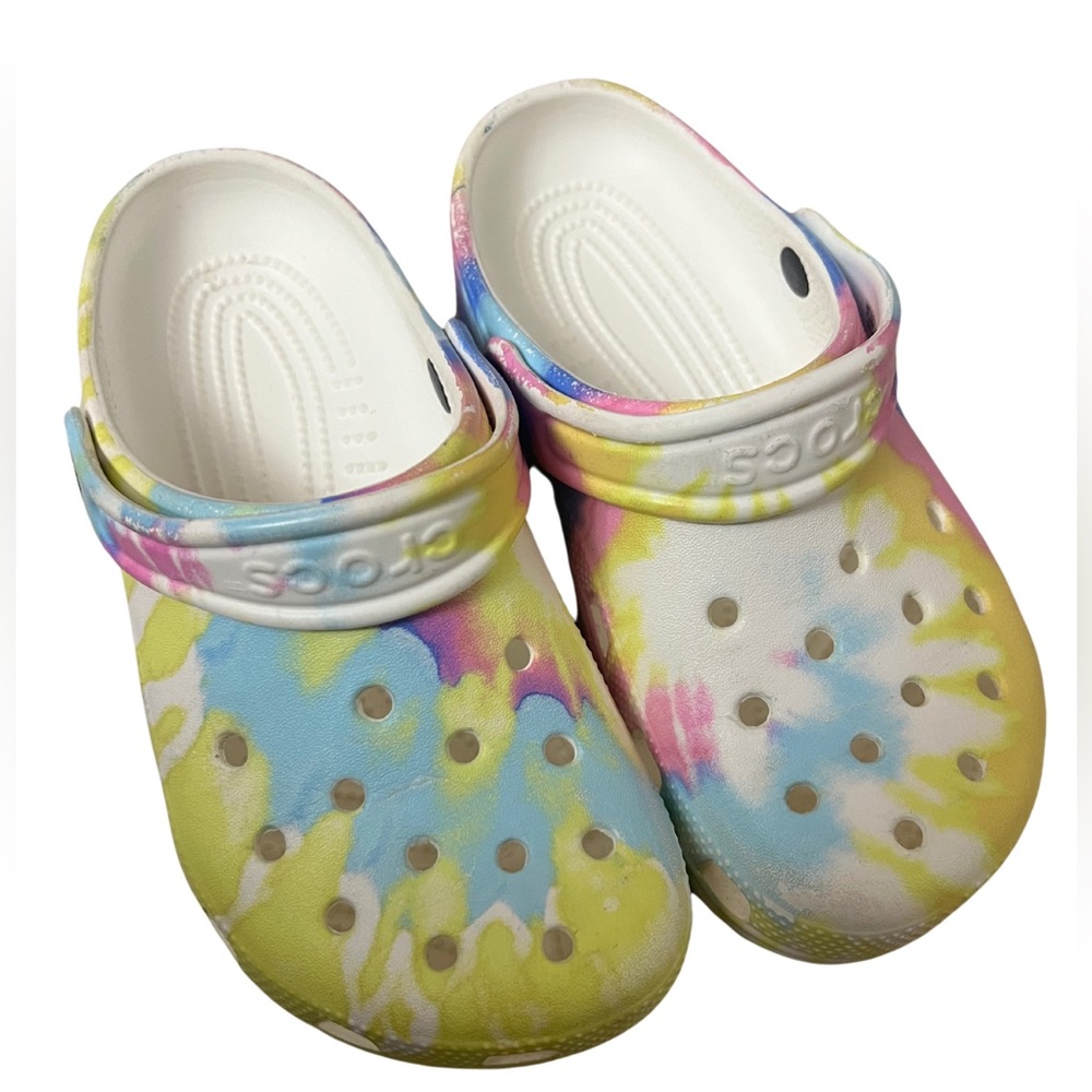 Junior Classic Rainbow Crocs